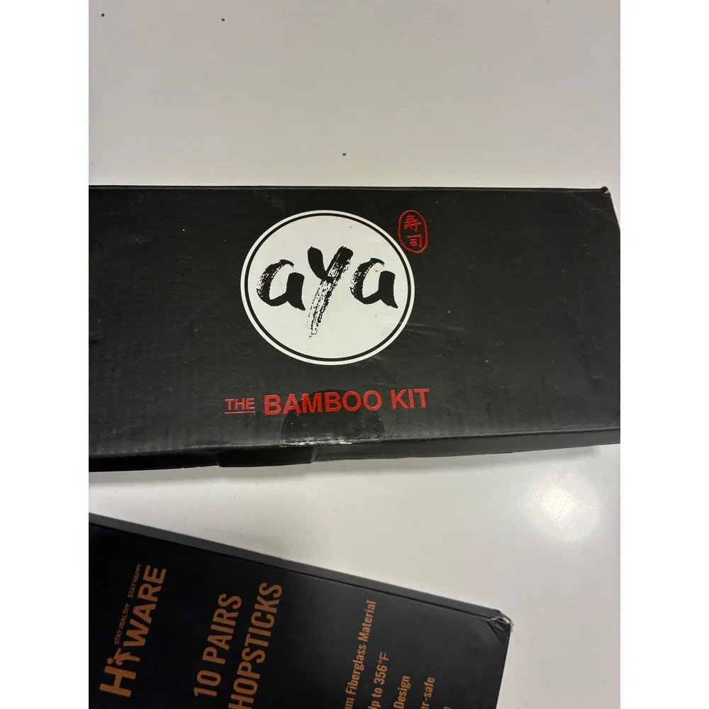 AYA The Bamboo Kit Sushi Making‎ Set Rolling Mat Knife Spatula Chopsticks